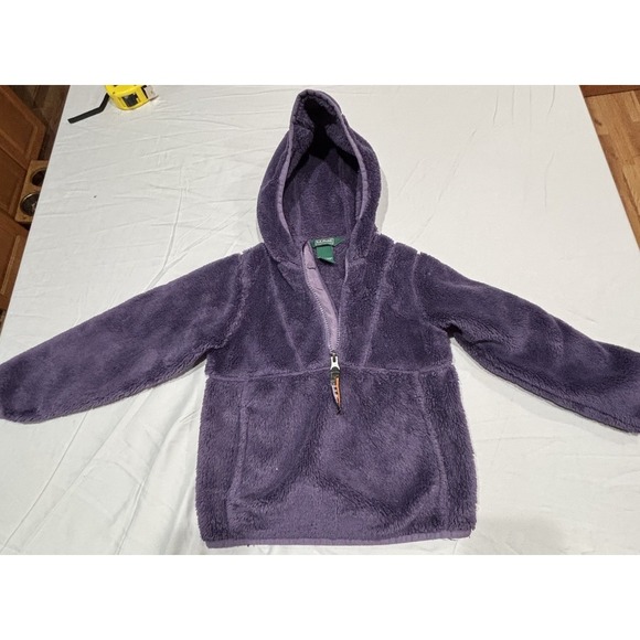 L.L. Bean Other - L L Bean Fleece 1/4 Zip Pullover Youth Purple Size 4